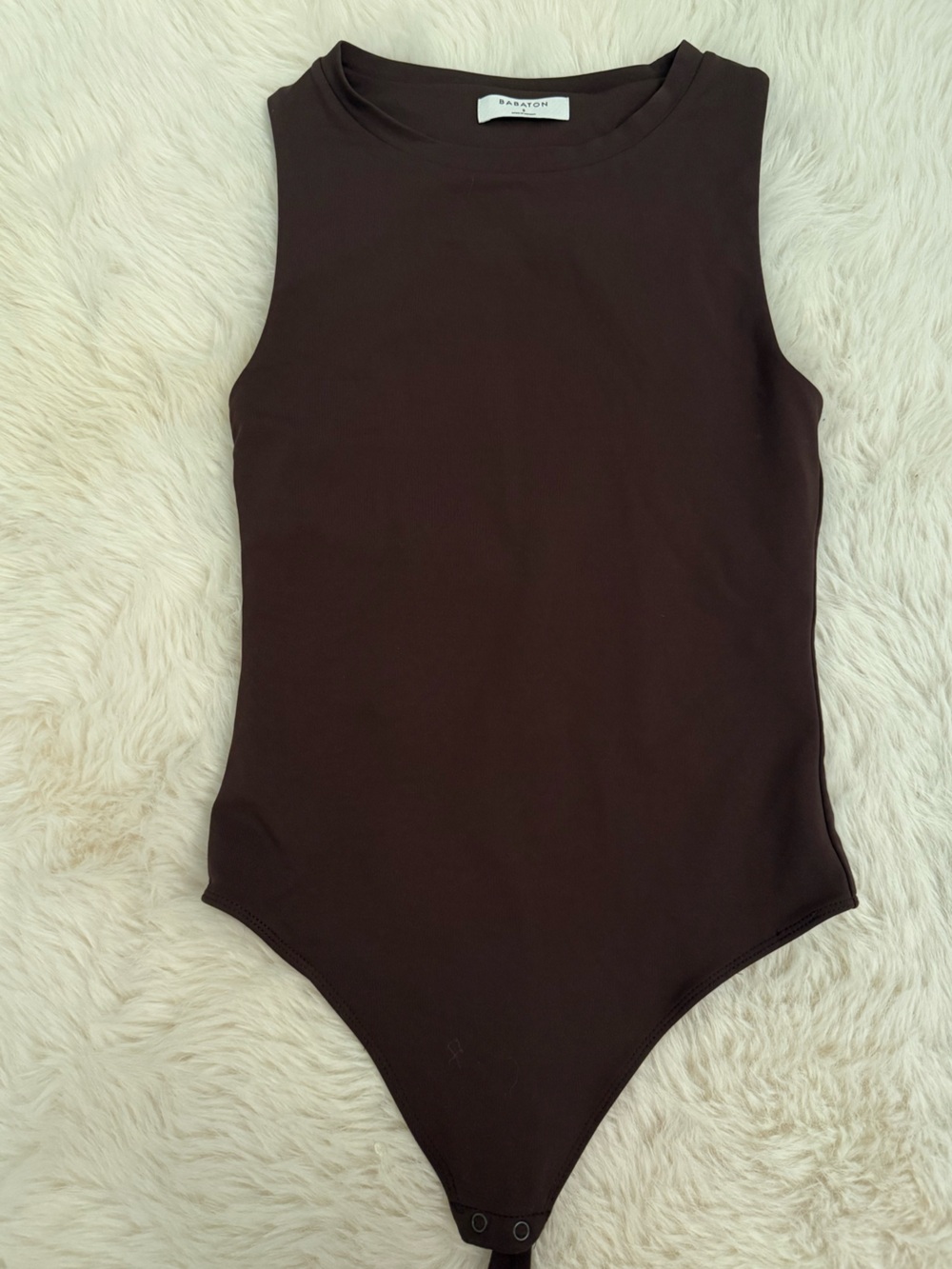 Babaton Brown bodysuit - Classic Solid Aritzia